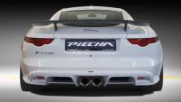 Piecha rear diffusor V6 for center exhaust fits for Jaguar F-Type