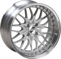 Kerscher KCS 3-tlg. silver polished Wheel 10,5x17 - 17 inch 5x120 bold circle