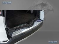 Weyer stainless steel rear bumper protection fits for RENAULT Espace V / Initiale