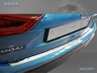 Weyer stainless steel rear bumper protection fits for NISSAN Qashqai