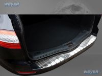 Weyer stainless steel rear bumper protection fits for FORD Mondeo MK4 Tunier