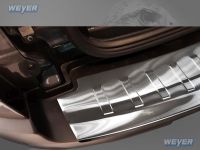 Weyer stainless steel rear bumper protection fits for FORD Ecosport II