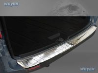 Weyer stainless steel rear bumper protection fits for FORD Tourneo Custom
