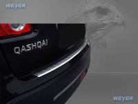 Weyer stainless steel rear bumper protection fits for NISSAN QashqaiJ10