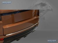 Weyer stainless steel rear bumper protection fits for RANGE ROVER  Evoque