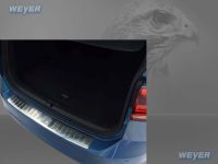 Weyer stainless steel rear bumper protection fits for VW Golf VII