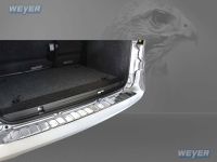Weyer stainless steel rear bumper protection fits for FIAT Qubo / Fiorino III4D-5D