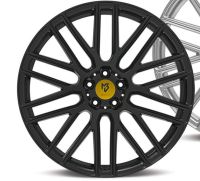 MB Design KV4 shiney black Wheel 7,5x18 - 18 inch 5x100 bolt circle