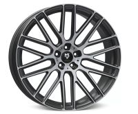 MB Design KV4 matt grey polished Wheel 7,5x18 - 18 inch 5x114,3 bolt circle