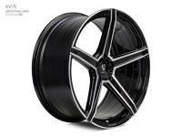 MB Design KV1S black shiney polished Wheel 9,5x21 - 21 inch 5x108 bolt circle