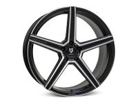 MB Design KV1S black mat polished Wheel 9,5x21 - 21 inch 5x108 bolt circle