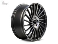 MB Design VR3 matt grey polished Wheel 7,5x18 - 18 inch 5x112 bolt circle