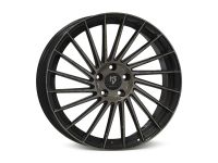 MB Design VR3 smoke black shiney polished Wheel 7,5x18 - 18 inch 5x100 bolt circle