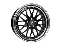 MB Design LV1 black shiney polished Wheel 7,5x18 - 18 inch 5x100 bolt circle