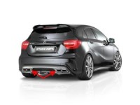 amg 4-pipe tip inserts chrome fits for Mercedes A-Klasse W176