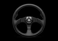 MOMO JET steering wheel D=350mm smoot leather black