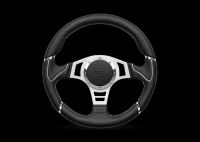 MOMO Millenium Sport steering wheel D=350mm smoot leather black