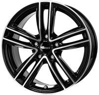 RC RC27 black glossy full polished (SGVP) Wheel 7x19 - 19 inch 5x114,3 bolt circle