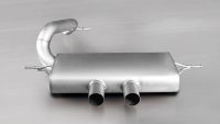 Remus Sport exhaust centered (without tail pipes), incl. EC type approvalOriginal tube Ø 55/60 mm - REMUS tube Ø 70 mm fits for Ford Focus 2,0l 184kW ST (ab 2012-)