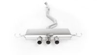 Remus Cat-back-system consisting ofa non-resonated front section and sport exhaust centered (without tail pipes),with integrated valveincl. EC type approval (only in combination with STE 0015BT)Original tube Ø 60 mm - REMUS tube Ø 76 mm fits for Honda