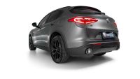 Remus sport exhaust with left/right each 1 tail pipe Ø 98 mm Street Race fits for Alfa Romeo Stelvio 2.0 Turbo MultiAir 206kW (ohne OPF) Q4 (4WD)