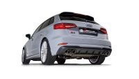 Remus sport exhaust centered for left/right system (without tail pipes), with 2 integrated electrical valves fits for Audi A3 2,0l 221kW Quattro (DNU, mit OPF) 11/2018=>