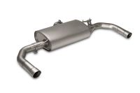 Remus Sport exhaust centered (absorption principle) for L/R systemincl. mounting material Installation/fitting at the serial mounting pointsOriginal tube Ø 80 mm - REMUS tube Ø 80 mmincl. EC type approval fits for Mercedes CLA CLA 45 S AMG 2,0l 310kW 