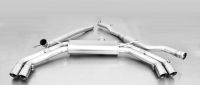 Remus RACING sport exhaust centered for left/right system (without tail pipes), without homologation fits for Mercedes CLA 2,0l 155kW