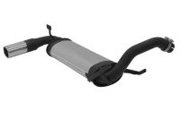 Remus sport exhaust with 1 tail pipe 92x78 mm fits for Mitsubishi Space Star 1,9l DI-D 75kw