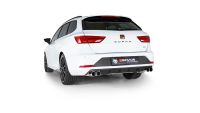 Remus GPF-back-system consisting of connection tube and  sport exhausts left & right (without tail pipes)incl. EC type approvalOriginal tube Ø 65 mm - REMUS tube Ø 70 mm fits for Seat Leon 2,0l TSI 221kW (DNUE mit OPF) Cupra 4drive 11/2018=>