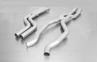 Remus Racing X-pipe and connection tubes (eliminating front silencer and secondary catalytic convertors), without homologation fits for BMW M4 3,0l 331kw (S55B30A) 05/2016=>