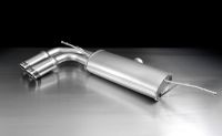 Remus sport exhaust with 2 tail pipes Ø 84 mm Carbon Race fits for Seat Leon 1,8l TSI 132kW