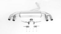 Remus Sports silencer in the middle for left/right system (without tailpipes), with 2 integrated flaps, incl. (EC) APPROVAL!  fits for Volkswagen Golf VII 2,0l 228kW R 4-Motion (Facelift ab 2017)