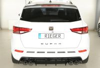 Rieger rear diffusor BG CT fits for Seat Ateca Cupra