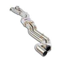 Supersprint middle muffler + H-Pipe fits for BMW E46 M3 (Für V8 LS1 / Mustang Motor conversion)
