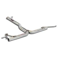 Supersprint Rear pipe -Y-Pipe- Right - Left(Muffler delete) fits for BMW F25 X3 35i (6 Zyl. - 306 PS) 2011 -> 06/2014 (Twin Pipe System)