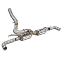 Supersprint Rear exhaust Right - Left -Racing- fits for BMW F39 X2 20i xDrive (2.0i Turbo Motor B48 - 192 PS) 2017 ->