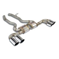 Supersprint Rear sport muffler  Race right OO100 + left OO100 fits for BMW F98 X4 M (S58 - 480 PS - Modelle mit OPF) 2020 -> (Racing)