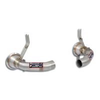 Supersprint Downpipe right + left(Kat. + GPF Entfall) fits for PORSCHE 992 Turbo S Convertible (3.8L - 650 PS - Modelle mit GPF) 2020 -> (mit klappe)