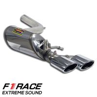 Supersprint Rear muffler Race F1 Left 120x80 fits for MERCEDES W204 C63 AMG V8 Edition M156 - 507 (Limousine + S.W.- 507 PS) 2014 ->