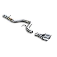 Supersprint Rear pipe OO80(Muffler delete) fits for BMW E88 Cabrio 123d (N47 - 204 PS) 2007 -> 2013