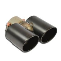 Supersprint Endpipe kit -Black- OO 90 fits for PORSCHE 718 BOXSTER 2.0i Turbo (300 PS) 2016 ->