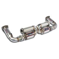 Supersprint Rear exhaust Right - Left -Race-(Replaces catalytic converter) fits for PORSCHE 991 Turbo 3.8i (520 PS) 2013 -> 2015