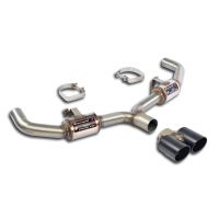 Supersprint Rear exhaust OO90 -Black- fits for PORSCHE 718 BOXSTER 2.0i Turbo (300 PS) 2016 ->