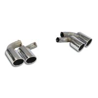 Supersprint endpipe kit right OO100 - left OO100 fits for PORSCHE 536 CAYENNE Coupè 3.0L V6 (340 PS) 2018 -> (Racing)