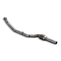 Supersprint Turbo downpipe kit Left with Metallic catalytic converter fits for MERCEDES W220 S 600 V12 Bi-turbo (500 Hp) 03 - 04