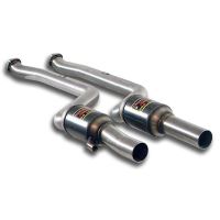 Supersprint Front exhaust with  Metallic catalytic converter Right + Left fits for ALPINA B4 / B4 S 4x4 (F32 / F33) Coupè / Cabrio (410 PS - 440 PS) 2014 -> (mit klappe)
