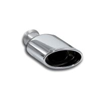 Supersprint Oval endpipe 145x95 fits for AUDI A3 8V 1.6 TDI (105-110 Hp) 2012 -