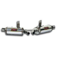 Supersprint Rear exhaust Right + Left -Racing- fits for PORSCHE 986 BOXSTER 2.5i ->  99