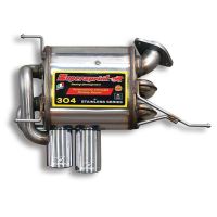 Supersprint Rear exhaust -Power Loop- OO 80. fits for BMW E87 120i (177 PS - Mot. N43) 2007 -> 2012